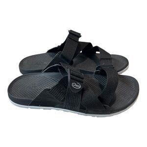 Chaco Sandals Lowdown Slides Black Womens Size 8